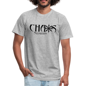 OG Chaos T-Shirt Black Logo - heather gray