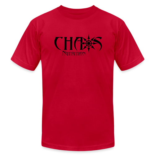 OG Chaos T-Shirt Black Logo - red