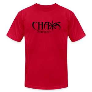 OG Chaos T-Shirt Black Logo - red