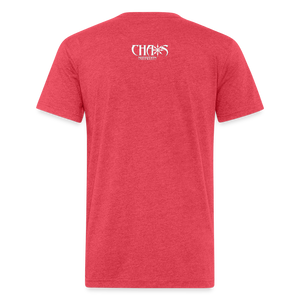 ALPHA AS FUCK - MEN'S PREMIUM S/S TEE - heather red