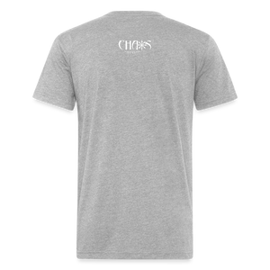 ALPHA AS FUCK - MEN'S PREMIUM S/S TEE - heather gray