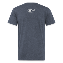 ALPHA AS FUCK - MEN'S PREMIUM S/S TEE - heather navy