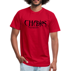 OG Chaos T-Shirt Black Logo - red