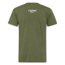 ALPHA AS FUCK - MEN'S PREMIUM S/S TEE - heather military green