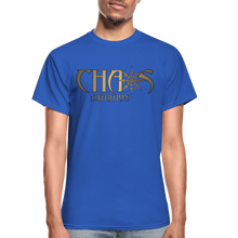 OG Chaos T-Shirt Gold Logo - royal blue