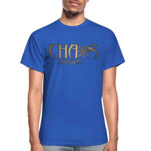 OG Chaos T-Shirt Gold Logo - royal blue