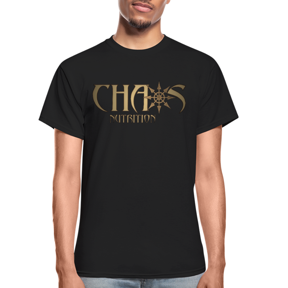 OG Chaos T-Shirt Gold Logo - black