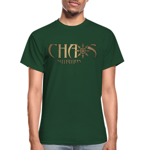 OG Chaos T-Shirt Gold Logo - forest green