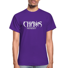 Eat Dirty Train Dirty, Black T- Shirt with White Lettering - purple