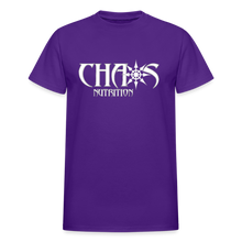 Eat Dirty Train Dirty, Black T- Shirt with White Lettering - purple