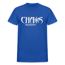 Eat Dirty Train Dirty, Black T- Shirt with White Lettering - royal blue