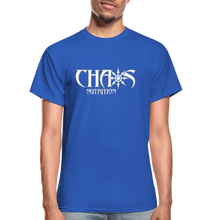Eat Dirty Train Dirty, Black T- Shirt with White Lettering - royal blue
