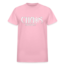 Eat Dirty Train Dirty, Black T- Shirt with White Lettering - light pink