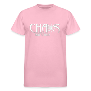 Eat Dirty Train Dirty, Black T- Shirt with White Lettering - light pink