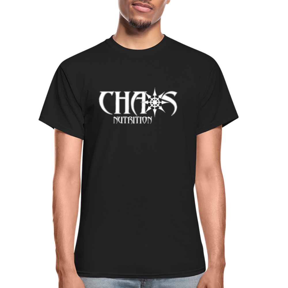 Eat Dirty Train Dirty, Black T- Shirt with White Lettering - black