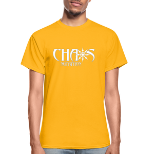Eat Dirty Train Dirty, Black T- Shirt with White Lettering - gold