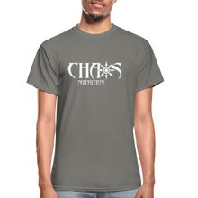 Eat Dirty Train Dirty, Black T- Shirt with White Lettering - charcoal