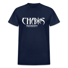 Eat Dirty Train Dirty, Black T- Shirt with White Lettering - navy