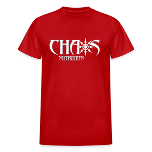 Eat Dirty Train Dirty, Black T- Shirt with White Lettering - red