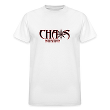 OG LOGO T-SHIRT with RED & BLACK LETTERING - white