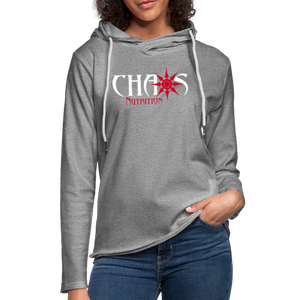 Chaos Nutrition Logo Lightweight Terry Hoodie (3 Colors) - heather gray