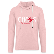 Chaos Nutrition Logo Lightweight Terry Hoodie (3 Colors) - cream heather pink