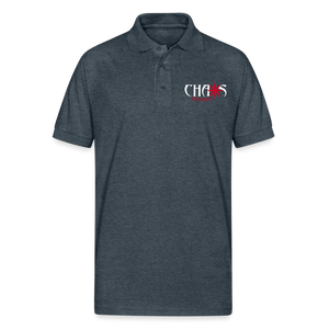 Chaos Nutrition Logo Jersey Polo (4 Colors) - deep heather