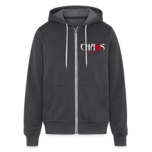 Ride Or Die Logo Unisex Full Zip Hoodie - charcoal grey