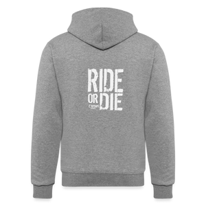 Chaos Nutrition Logo Champion Unisex Powerblend Hoodie - heather gray