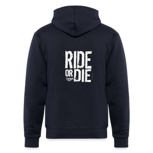 Chaos Nutrition Logo Champion Unisex Powerblend Hoodie - navy