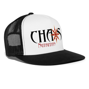 OG Chaos Nutrition Logo Trucker Cap - white/black