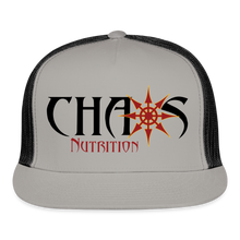 OG Chaos Nutrition Logo Trucker Cap - gray/black