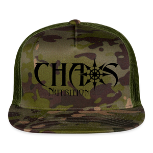 OG Chaos Nutrition Logo Trucker Cap - MultiCam\green