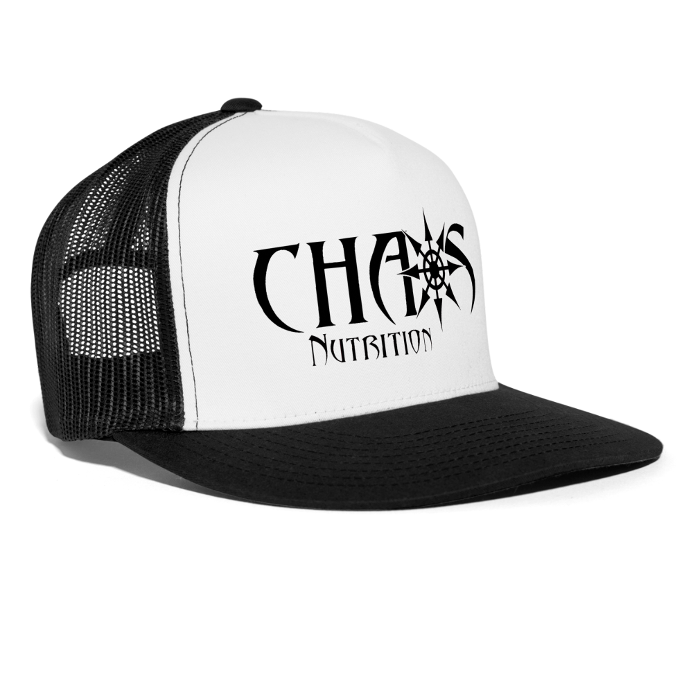 OG Chaos Nutrition Logo Trucker Cap - white/black