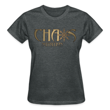 OG Chaos Nutrition Logo Women's T-Shirt with Gold Logo - deep heather