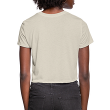I AM CHAOS - WOMEN'S CROPPED T-SHIRT - BLACK LETTERING - dust