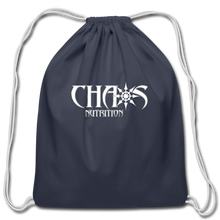 Official Chaos Nutrition Cotton Drawstring Bag - navy