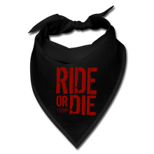 Chaos Fit Wear - Ride Or Die Bandana - With Red Logo - black