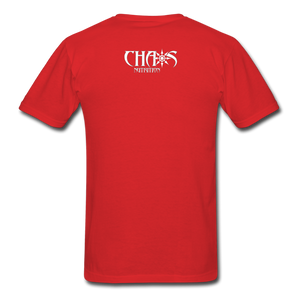 No Easy Way Out, T-Shirt with White Lettering - red