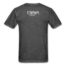No Easy Way Out, T-Shirt with White Lettering - heather black