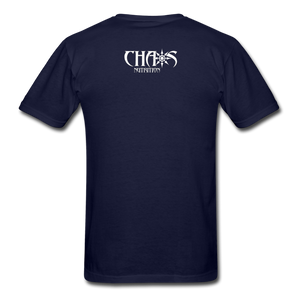 No Easy Way Out, T-Shirt with White Lettering - navy