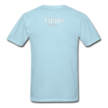 No Easy Way Out, T-Shirt with White Lettering - powder blue
