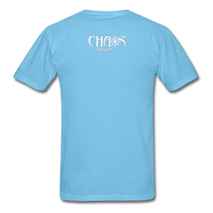 No Easy Way Out, T-Shirt with White Lettering - aquatic blue