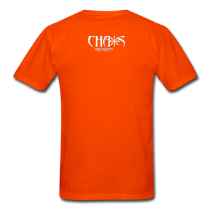 No Easy Way Out, T-Shirt with White Lettering - orange