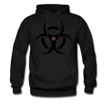 RIDE OR DIE, HOODIE WITH BLACK LETTERING - black
