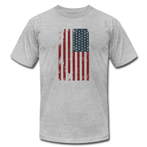 USA Flag Color - heather gray