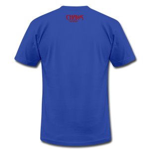 Land Of The Free Because Of The Brave - royal blue