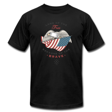 Land Of The Free Because Of The Brave - black