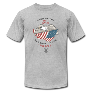 Land Of The Free Because Of The Brave - heather gray