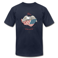 Land Of The Free Because Of The Brave - navy